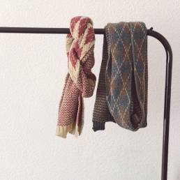 Bufanda de lana estilo vintage Bufanda de punto caliente