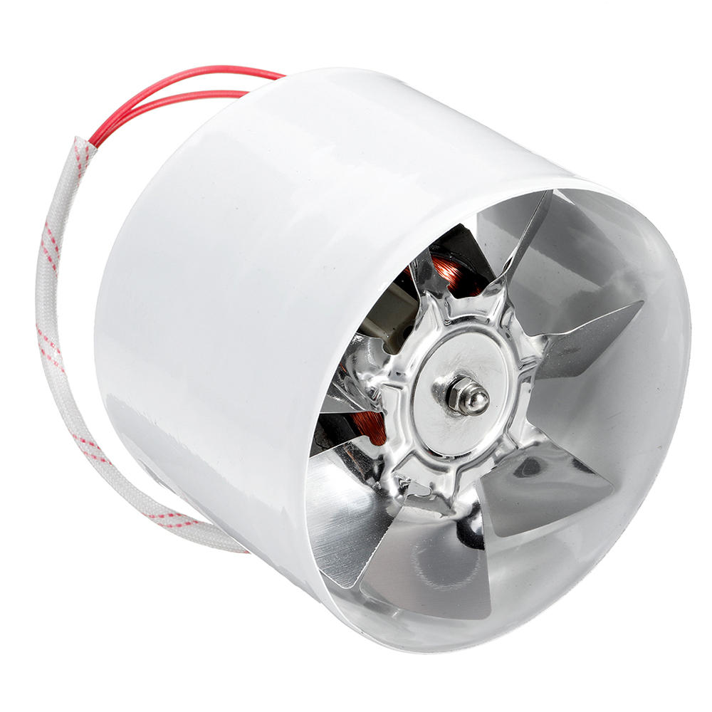 Ventilador de conducto en línea de 4 pulgadas y 100 mm Booster Ventilador de escape de 25 W Ventilador de refrigeración