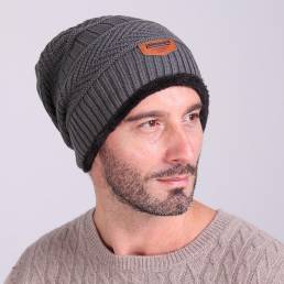 MenKnitted Slouch Beanie Hat