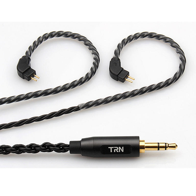 TRN 6-core sin oxígeno Cobre Cable trenzado Auricular Cable de actualización de alta fidelidad para Auricular Auriculare