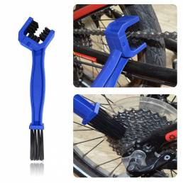 BIKIGHT Bicicleta Bicicleta de carretera Moto Limpieza de cadenas de PVC Cepillo Mantenimiento de engranajes Arandela de