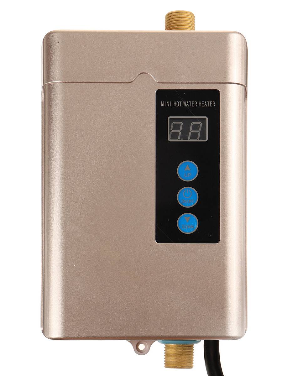Agua eléctrica Calentador Caliente instantáneo sin tanque debajo del grifo del fregadero Cuarto de baño / Cocina