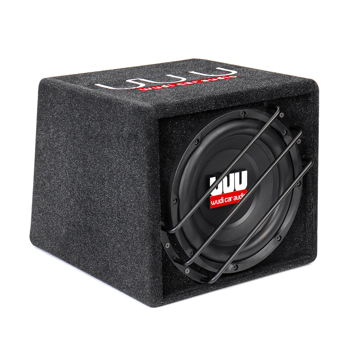10 pulgadas 1200W Coche Subwoofer Audio Bass Caja 12V Power Amplificador Bluetooth Audio Reproductor de música Lavabo de