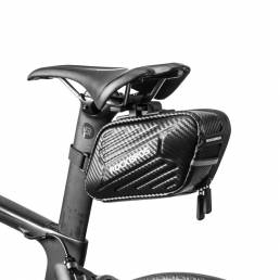 ROCKBROS Bike Bolsa B59 1.5L Bicicleta impermeable de alta capacidad Bolsa Bajo asiento Reflexivo Hard Shell Saddle Pock