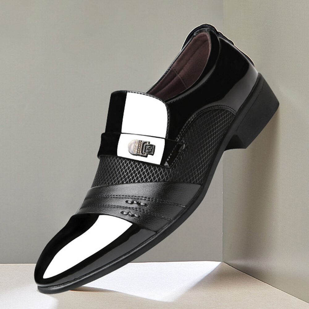 Hombre Microfibra Business Soft Formal Vestido Zapatos