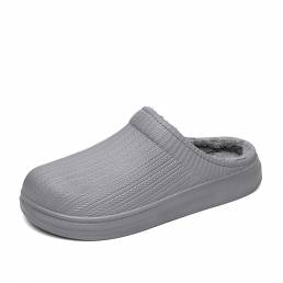 Hombre Comfy Wide Fit Riund Toe Backless Easy Slip-on Home zapatillas