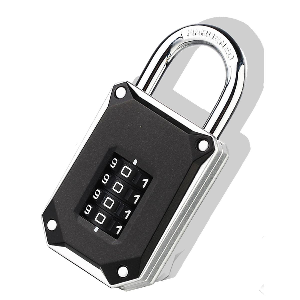 Gabinete de llave con contraseña de combinación de 4 dígitos cerradura Candado de almacenamiento Caso Caja Seguridad Seg