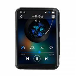 BENJIE X5 Reproductor de MP3 Bluetooth de 8GB HD Sin pérdida MP4 MP5 MP6 Reproductor de audio y video Música Altavoz inc