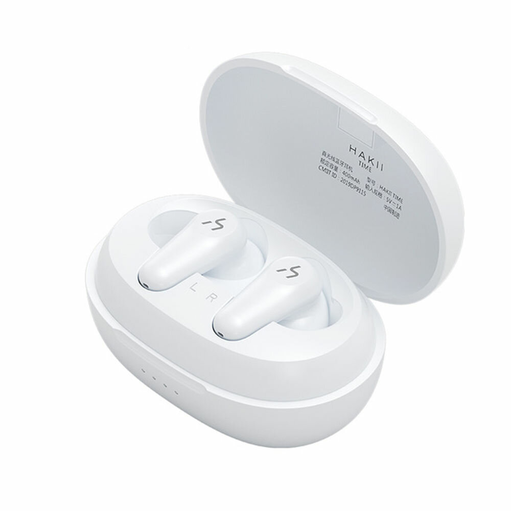 HAKII TIME ANC Cancelación de ruido Auricular Bluetooth inalámbrico IBRT 2.0 Dual-Channel 10mm Drive Live Deep Sound 20h