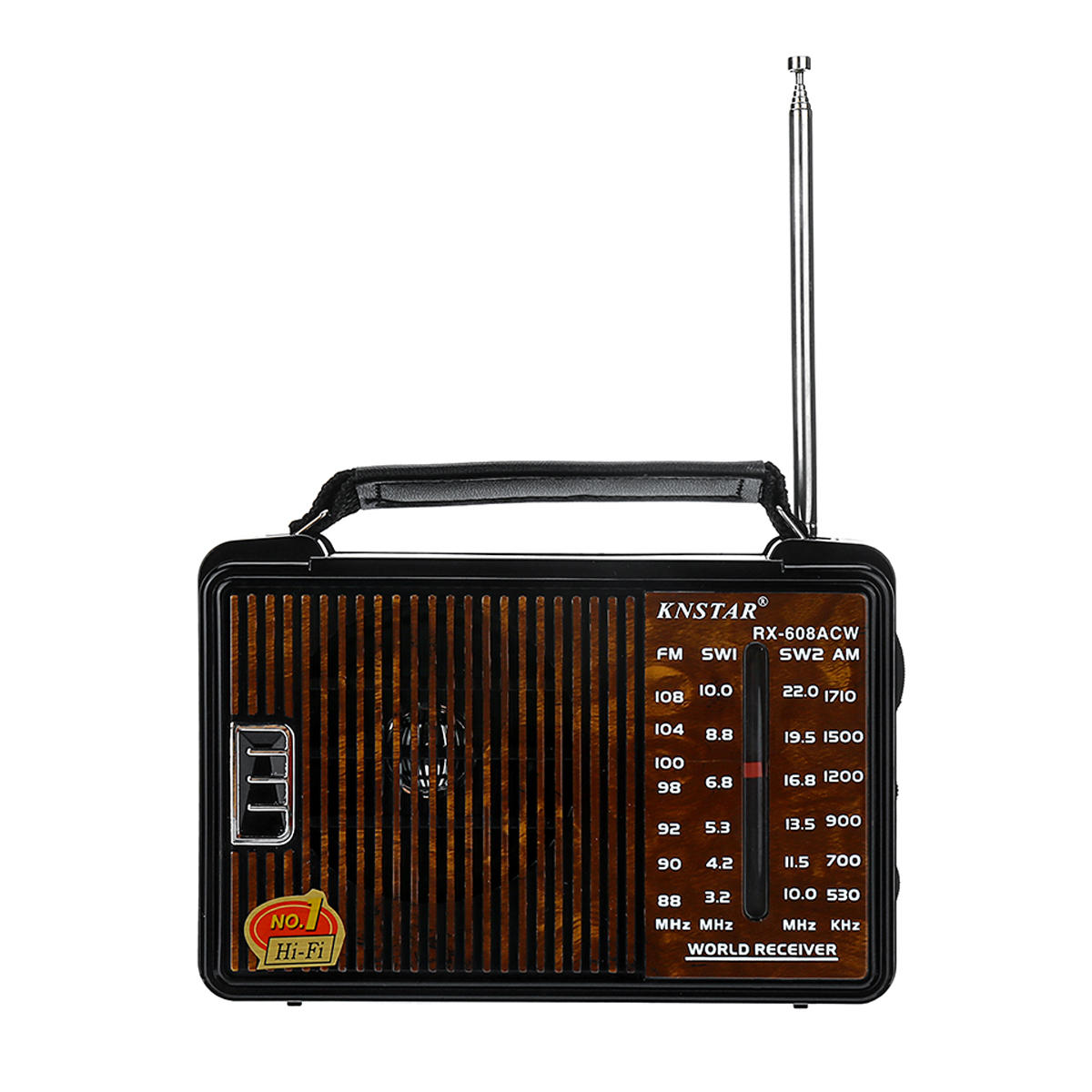 RX-608AC DC 3V FM portátil SW1 SW2 Radio 4 Banda Radio Regalo para personas mayores