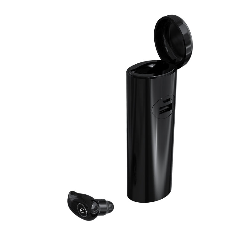 Bakeey V21 Bluetooth inalámbrico 5.0 Auricular Auriculares individuales portátiles Bajo pesado HD Llamadas Auriculares c