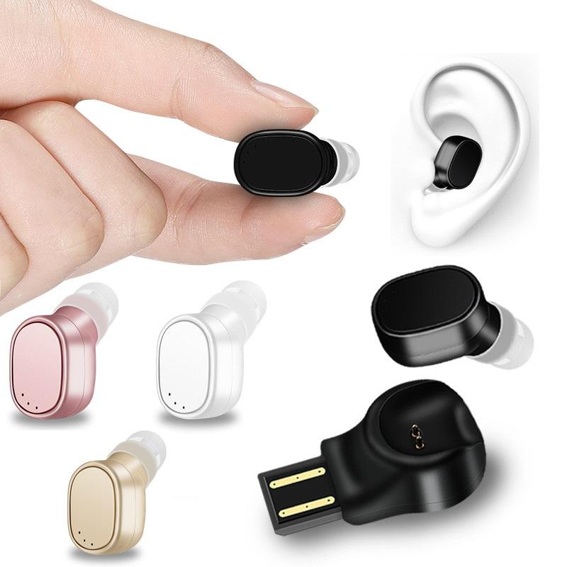 X12 Mini Portátil Individual Inalámbrico Bluetooth Auricular Auriculares Invisibles con Cargador USB Magnético