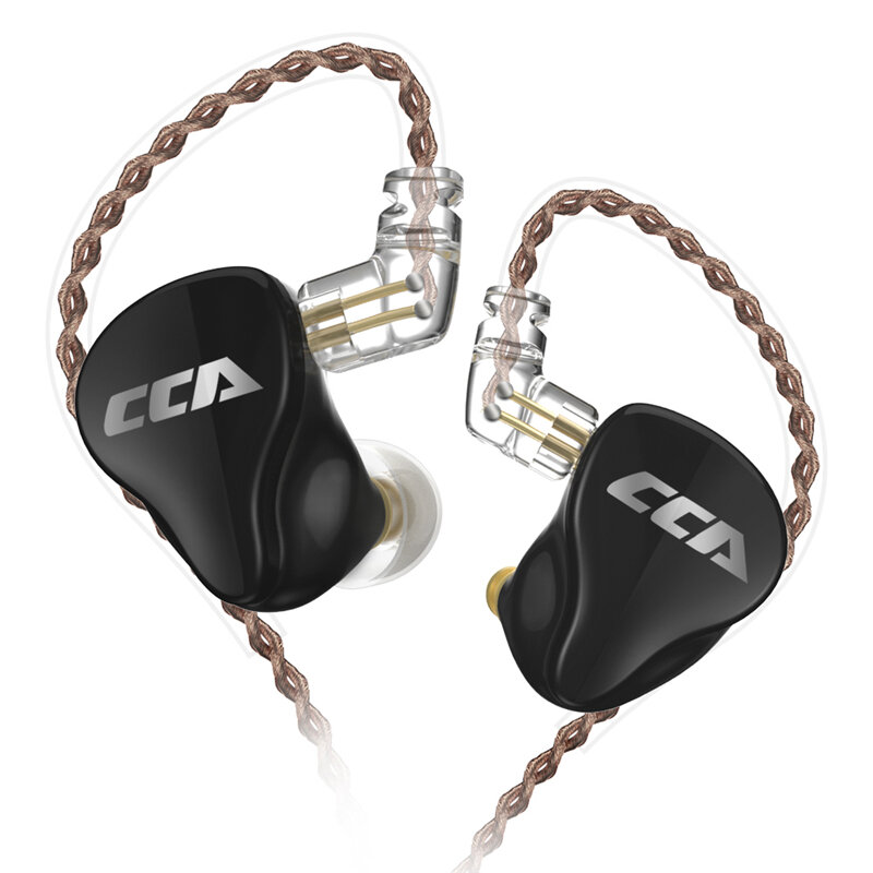CCA CA16 Auriculares con cable de 3.5 mm 16 Controladores 7BA + 1DD Auriculares intrauditivos Hifi DJ Monitor Música Aur
