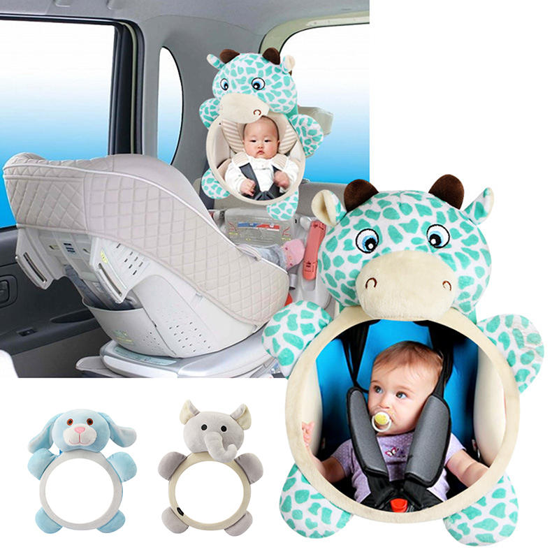 Espejo retrovisor del asiento de seguridad del bebé Espejo retrovisor para Coche Vista Infantil mirando hacia atrás reci