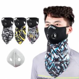 BIKIGHT al aire libre Rostro transpirable a prueba de polvo para ciclismo Mascara Con protector extendido Anti Protecció