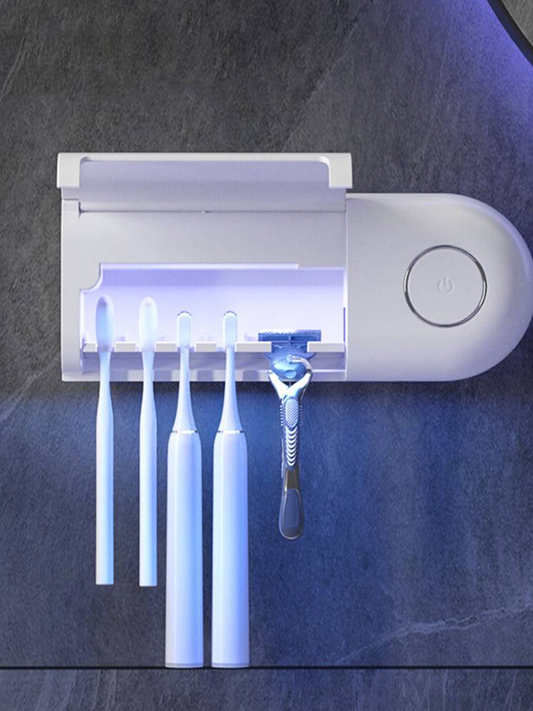 [Versión de actualización] MIKATU S2 Smart PIR Soporte para esterilizador de cepillo de dientes eléctrico de inducción p