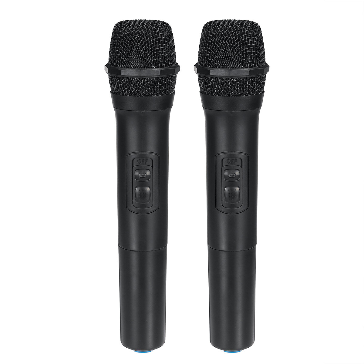 2 Unids VHF Inalámbrico Bluetooth Karaoke Micrófono Altavoz 2 Mano MIC KTV Player