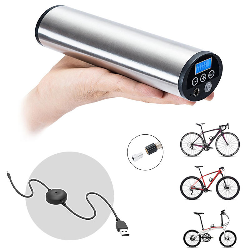 CYCPLUS 2 en 1 150PSI USB de mano recargable inflador automático de aire para todos los modelos de bicicletas con Schrad