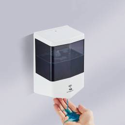 Dispensador automático Jabón de 600 ml sin contacto Sensor Dispensador de detergente desinfectante de manos montado en l