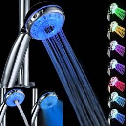 Magia Cabezal de ducha automático de 7 colores y LED luces