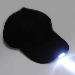 5 LED béisbol iluminado con baterías tapas dobles de visión