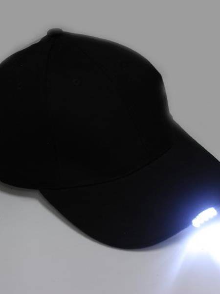 5 LED béisbol iluminado con baterías tapas dobles de visión
