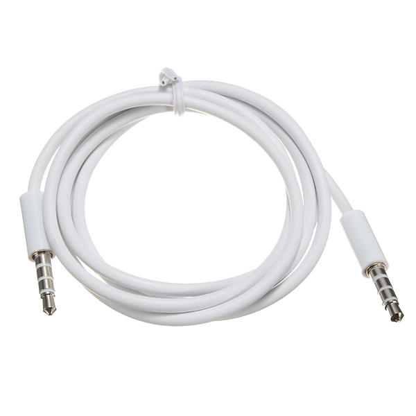 4 polos para auriculares cable aux coche récord 3.5mm 1m masculina de audio conecte el cable