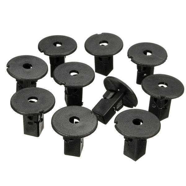 10pcs clips 9mm fender arandelas de los tornillos de revestimiento para toyota tacoma tundra