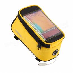 ROSWHEEL teléfono de pantalla táctil bolsa de tubo del marco bolso móvil de la bicicleta