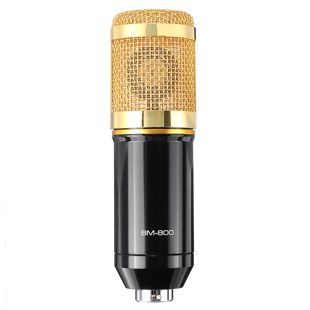 Condensador BM800 Micrófono Kit Pro Grabación de audio de estudio con soporte de montaje de choque