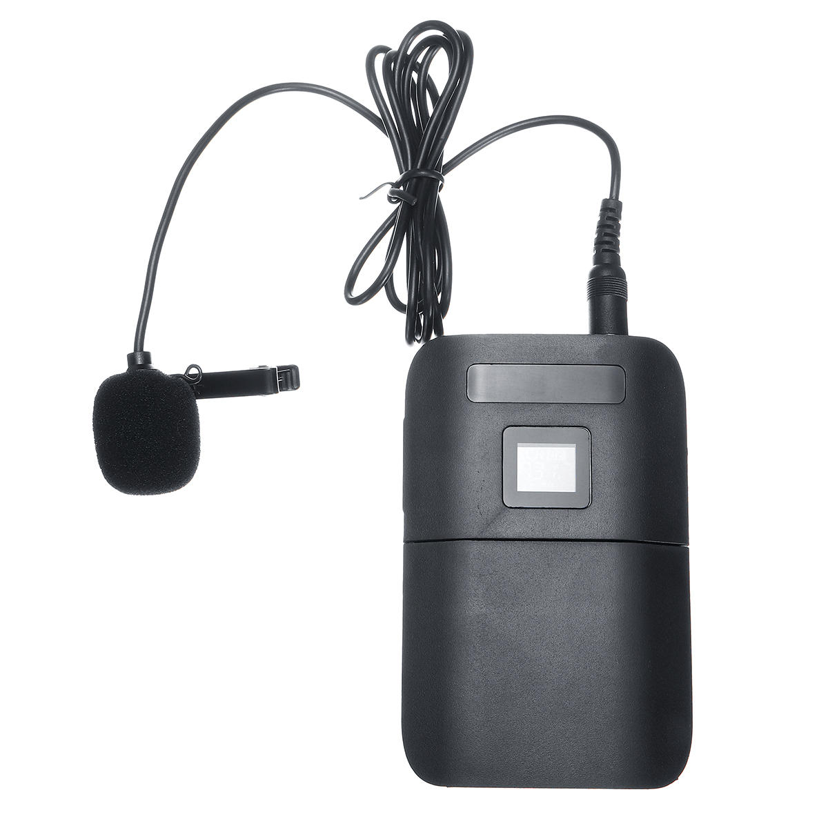 UHF Wireless Micrófono Lavalier Lapel Mic Receptor Auricular doble transmisor para Speech Teach