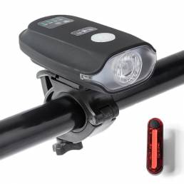 XANES BLS14 Juego de luces de bicicleta estándar alemán Impermeable USB Moto Bicicleta eléctrica Bicicleta Ciclismo
