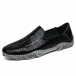 Cómodo Resistencia al desgaste Outsole Flat Loafers Driving Shoes