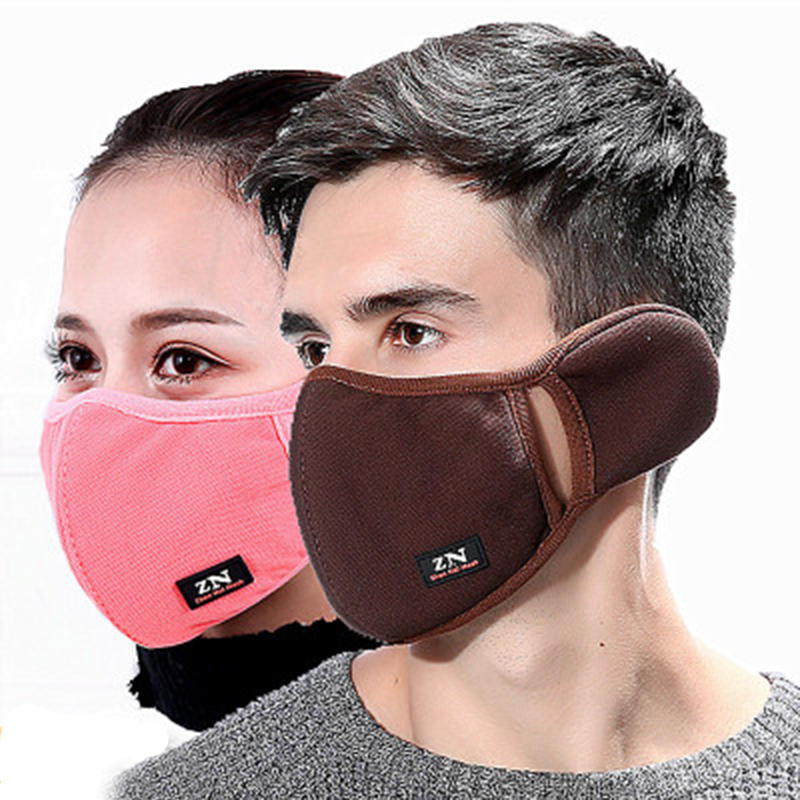 Invierno Mascara orejas de protección estiradas a prueba de viento Mascara Anti polvo Mascara boca Mascara orejeras de b