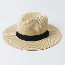 Stetson de protección solar para hombre y mujer Sombrero al aire libre Peso ligero tejido Playa Gorras Panamá