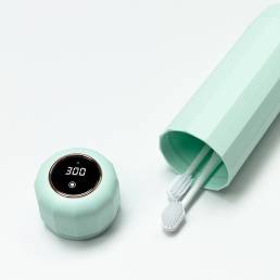 Taza de cepillo de dientes de viaje multiusos Sothing portátil UV Pantalla electrónica de esterilización Pantalla Taza d