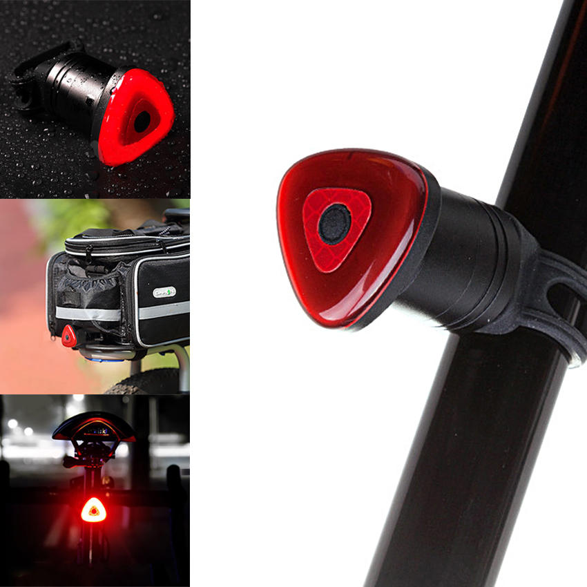 XANES® STL15 Smart Brake Sensor Luz trasera de bicicleta Impermeable Bicicleta de carretera Safty Moto
