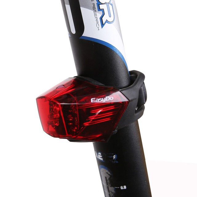 Easydo alemana certificado de k-marca transpirable luz trasera de bicicleta 3 modos bicicleta bicicleta LED luz de adver