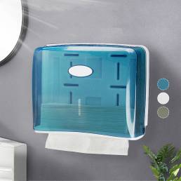 Impermeable Montado en la pared Cuarto de baño Soporte de estante de papel de mano Toalla Dispensador Caja Papel de sopo