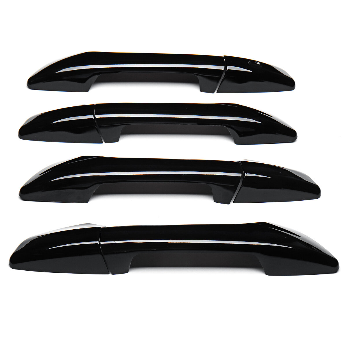 Cubiertas de manija de puerta negra brillante de 8 piezas para Honda Accord 2008 2009 2010 2011