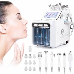 Ultra-micro Oxyhydrogen Pequeñas burbujas Limpieza facial Inyección de oxígeno Hidratación de la piel Gestión integral E