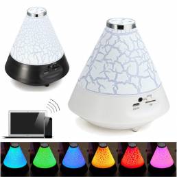Colorido LED luz de la noche estéreo portátil Bluetooth 3.0 altavoz de la música inalámbrica