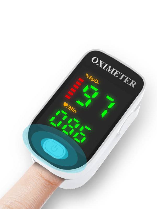 Clip de dedo Oxímetro de pulso Oxímetro de sangre portátil Pantalla a color Clip de dedo Detector de saturación de oxíge