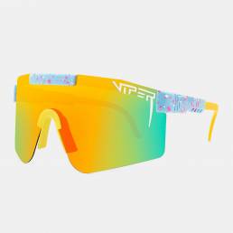 Unisex Colorful Ajustable Gafas Pierna Ciclismo al aire libre Deporte UV Protección Gafas de sol polarizadas