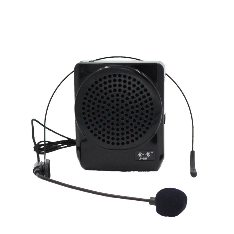Altavoz JIY 25 W megáfono profesional portátil voz alta Amplificador megáfono con Micrófono para uso de guía de profesor