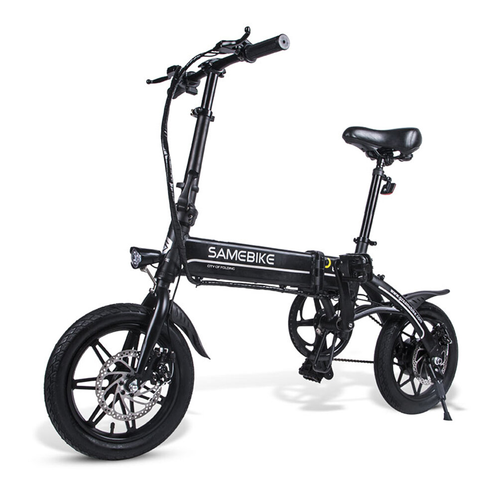 Samebike YINYU14 7.5A 36V 250W 14 en bicicleta eléctrica con ciclomotor plegable inteligente 25 km / h Máx. Velocidad 30
