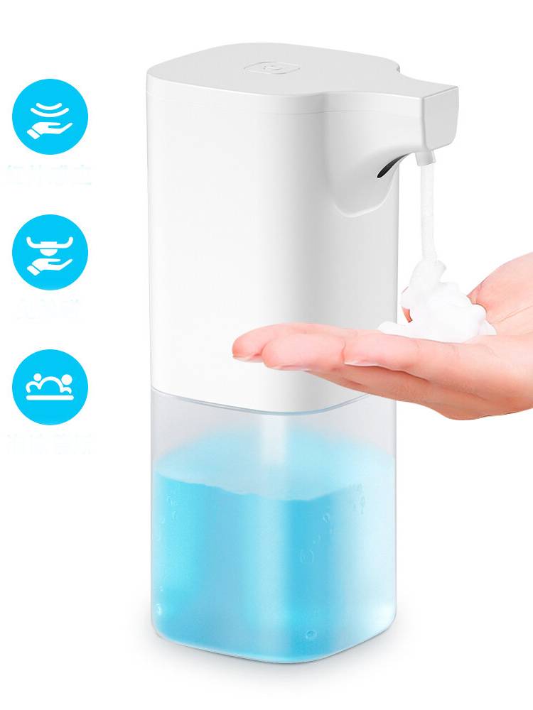 Dispensador automático de 350 ml Jabón IR Sensor Dispensador de líquido de espuma Impermeable Lavadora de mano Jabón Dis