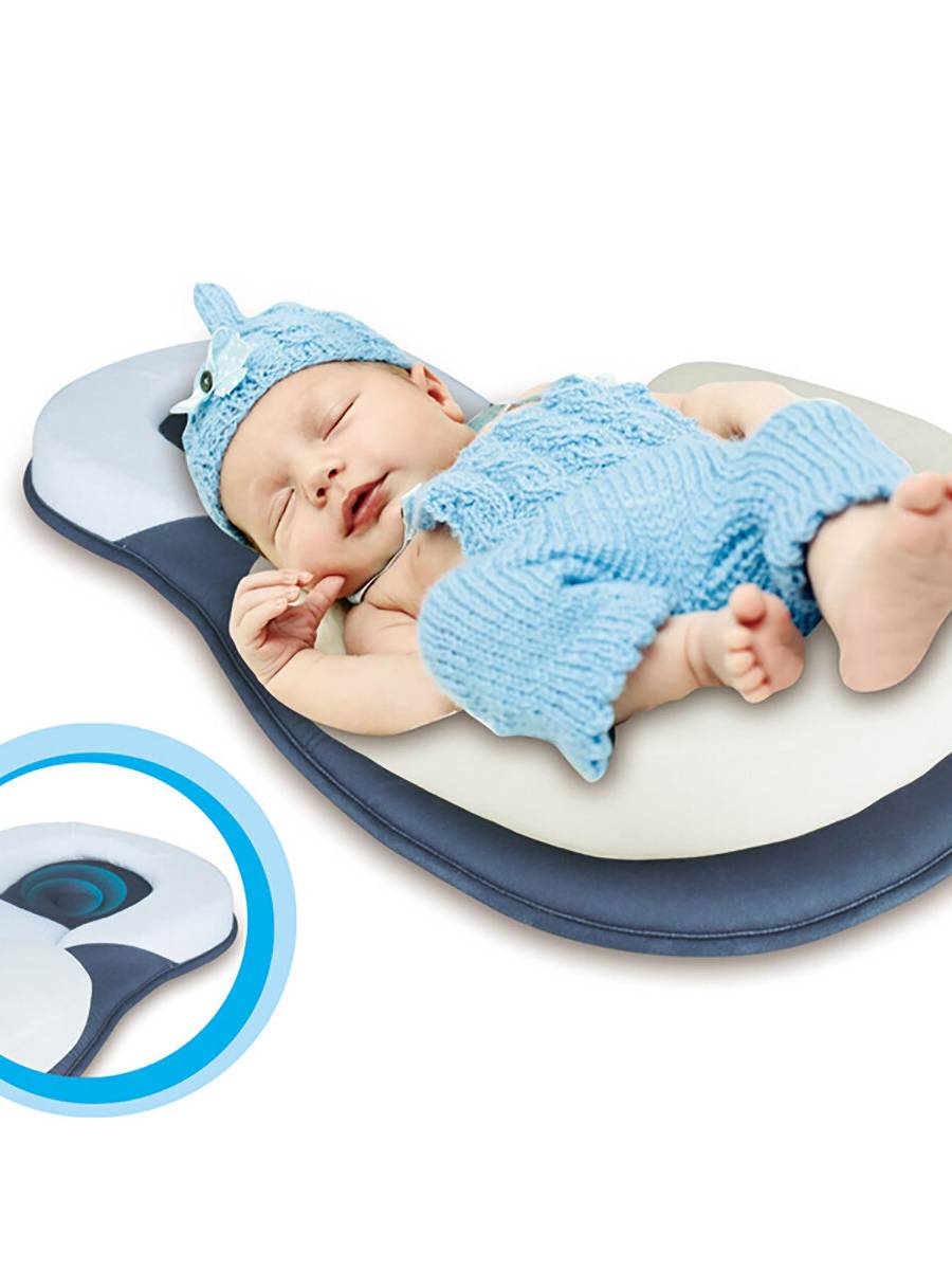 Almohada Bebé recién nacido Infantil Sueño Prevenir la forma de cabeza plana Anti Almohada enrollada para almohada infan