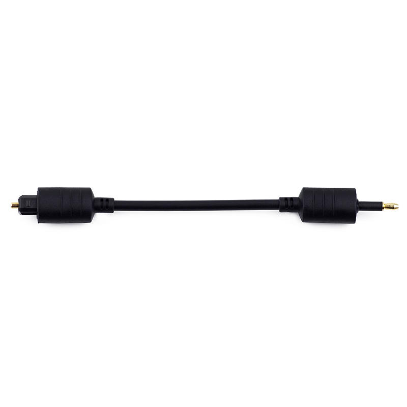 xDuoo Square Plug al cable de audio de fibra óptica con enchufe redondo de 3.5 mm