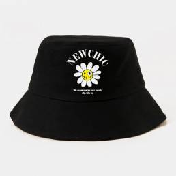 Unisex Girasol Impreso Patrón Casual al aire libre Cubo de sombrilla de moda Sombrero